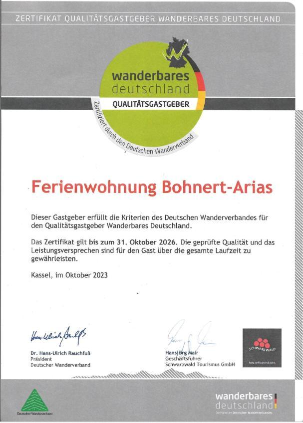 Ferienwohnung Bohnert-Arias Bad Peterstal-Griesbach Dış mekan fotoğraf